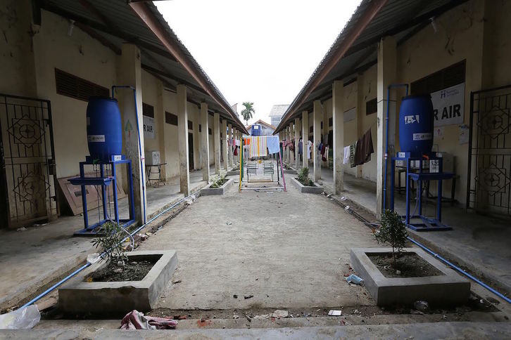El campamento de refugiados de Lhokseumawe, en la provincia indonesia de Aceh. (Amanda JUFRIAN / AFP)