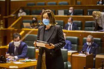 La parlamentaria del PNV Itxaso Berrojalviz. (Jaizki FONTANEDA/FOKU)