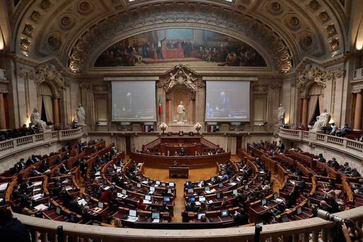 Portugaleko Parlamentuaren artxiboko irudia. (Pedro FIUZA/ZUMA PRESS/EUROPA PRESS)