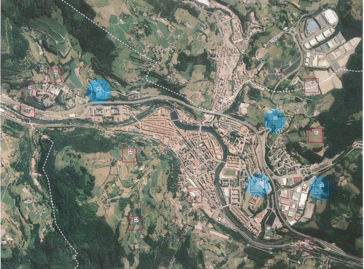 Tolosaldeko ospitalea eraikitzeko lau kokaleku aukeratu dituzte. 