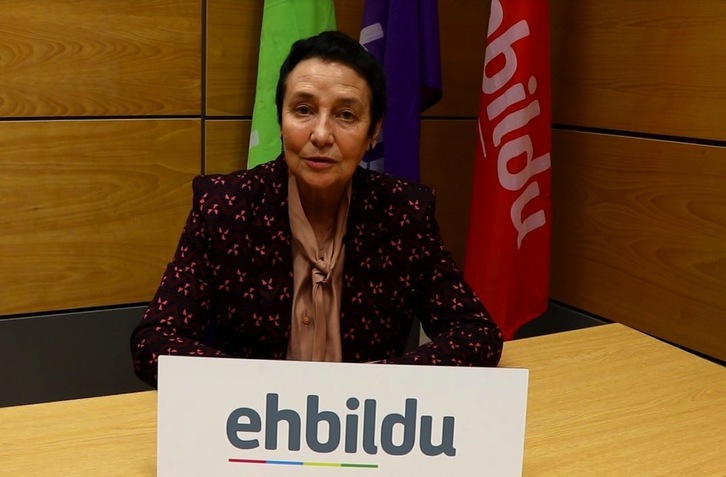 Jone Goirizelaia, portavoz del grupo municipal de EH Bildu.