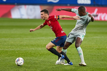 El Betis se llevó los tres puntos en el partido de la primera vuelta. Osasuna quiere ahora devolverle la moneda. (OSASUNA)