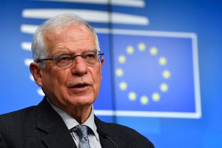 El jefe de la diplomacia de la UE, Josep Borrell, llega hoy a Moscú. (John THYS/ AFP) 