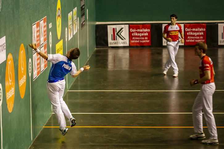 Peña-Albisuk partida 21-21 berdintzea lortu dute baina saririk gabe. (Jaizki FONTANEDA/FOKU)