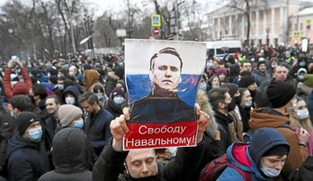 Aleksei Navalniy fue condenado el pasado 2 de febrero por un tribunal de Moscú a dos años y ocho meses.