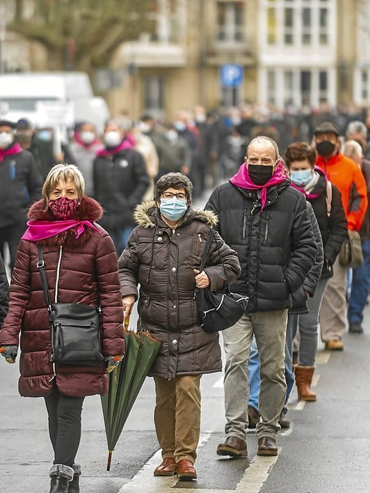 Este sábado han convocado manifestaciones por unas pensiones dignas.