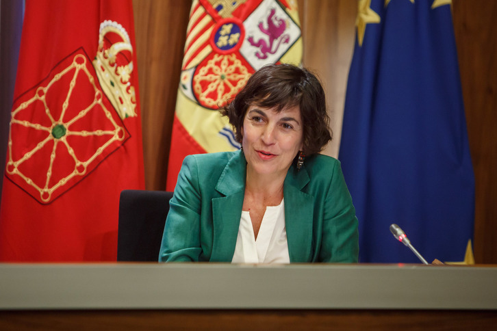 La directora de la Cátedra Mujer, Ciencia y Tecnología, Gurutze Pérez. (Gobierno de NAVARRA)