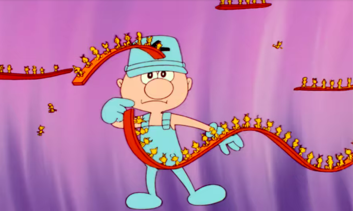 Un ribosoma revisando códigos genéticos en la serie infantil 'El Cuerpo Humano'.