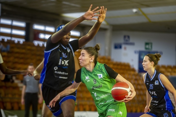 IDK Euskotren no ha podido continuar con la inercia ganadora de enero, y Araski ha roto su mala racha. (Jaizki FONTANEDA / FOKU)