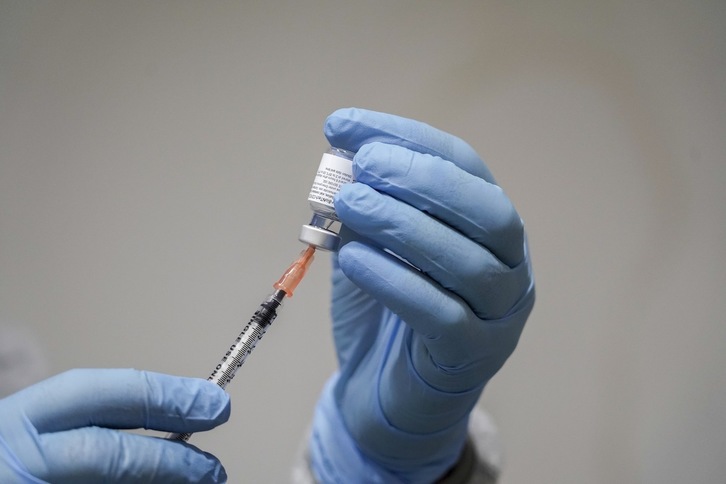 Continúa la campaña de vacunación contra el covid-19. (Gorka RUBIO/FOKU)