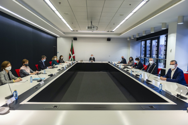 Última reunión del CVFP, celebrada en Gasteiz. (Jaizki FONTANEDA/FOKU)