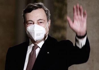El nuevo primer ministro italiano, Mario Draghi. (Filippo MONTEFORTE/AFP)