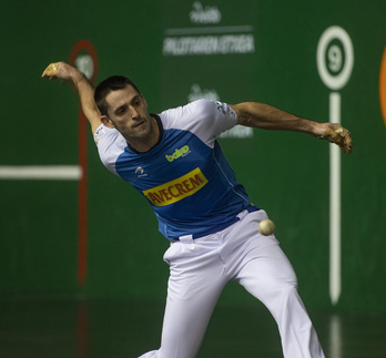 Jon Ander Albisu está cuajando un gran Parejas. (Jon URBE/FOKU)