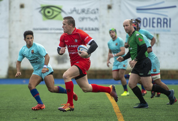 Ampo Ordizia ha fortaleciso su posición en la tabla con otro convincente triunfo. (Jon URBE/FOKU)