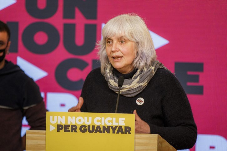 Dolors Sabaterrek CUParen emaitzen balorazioa egin du. (CUP Països Catalans)