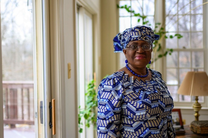 Ngozi Okonjo-Iweala ha sido elegida directora general de la Organización Mundical de Comercio. (Eric BARADAT/AFP)  