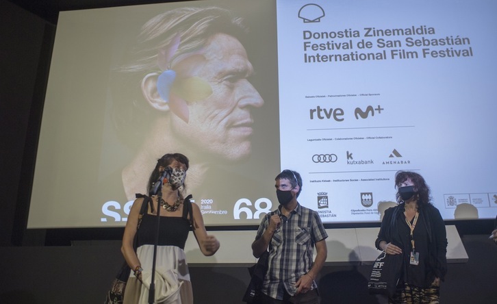 «Non dago Mikel?» Zinemaldiaren azken edizioan aurkeztu zuten. (Juan Carlos RUIZ/FOKU)