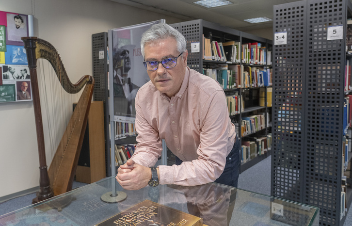 Peio Leiñena, director de Eresbil desde el pasado julio. (Andoni CANELLADA / FOKU)