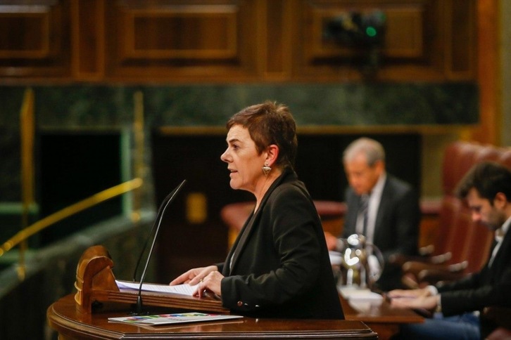 Mertxe Aizpurua, portavoz de EH Bildu en el Congreso.