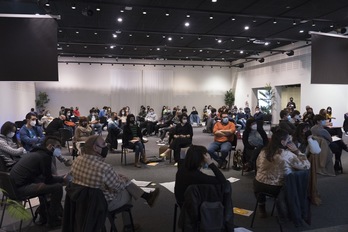 El seminario de LAB se ha celebrado en Eureka! Zientzia Museoa, en Donostia. (Gorka RUBIO | FOKU)