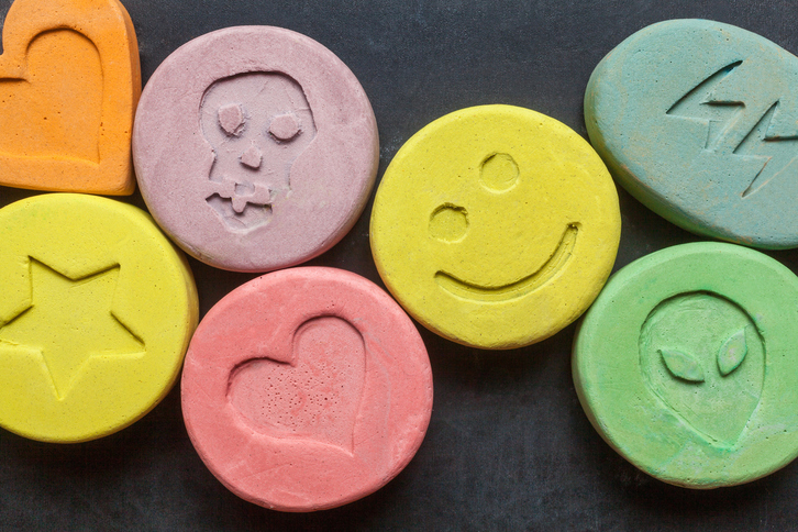 Pastillas de MDMA. (Portokalis/Getty Images)