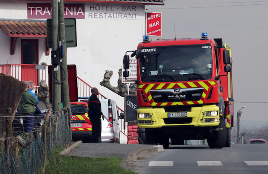 Equipos de emergencia en Lapurdi. (Bob EDME)