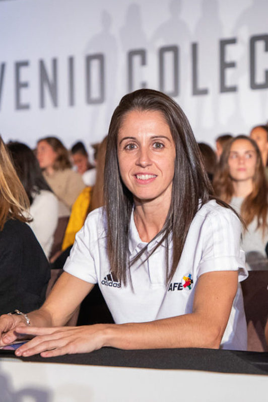 La exfutbolista Keka Vega es delegada de la Asociación de Futbolistas Españoles. (AFE)