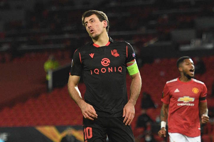 Oyarzabal ha fallado un penalti en el minuto 12 (Oli SCARFF / AFP PHOTO)