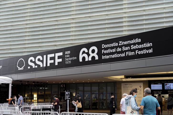 Kursaal ataria, Zinemaldiaren 68. edizioan. (Gorka RUBIO | FOKU)