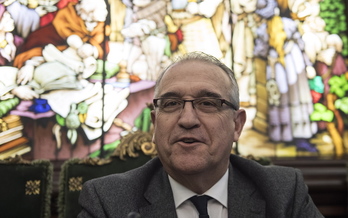 Enrique Maya, alcalde de Iruñea. (Jagoba MANTEROLA | FOKU)