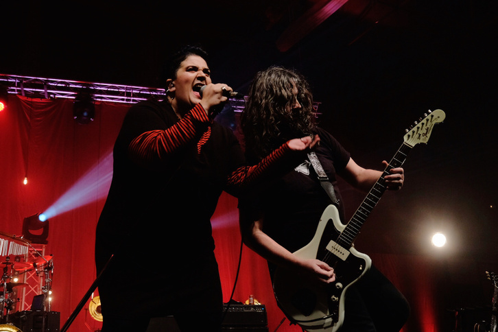 Aiora Renteria, Zea Mays taldeko abeslaria. (Jon URBE/FOKU)