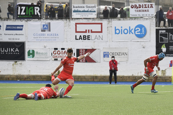 Ampo Ordizia se ha clasificado como cuarto a la segunda vuelta de División de Honor. (Gorka RUBIO/FOKU)