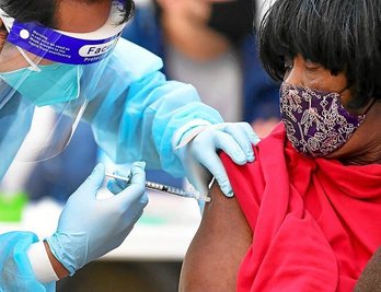 Bizi-itxaropenaren jaitsiera larria da beltzen artean. (Frederick C. BROWN/AFP)