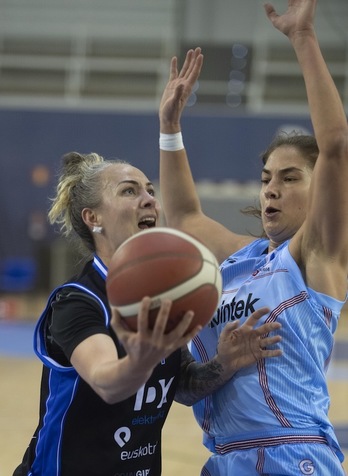 Parece ciencia ficción, pero ¿por qué no una semifinal entre Lointek Gernika Bizkaia e IDK Euskotren? (Jon URBE / FOKU)