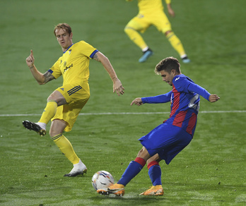 El Cádiz se llevó los tres puntos de Ipurua en la primera vuelta. (Jon Urbe/Foku)