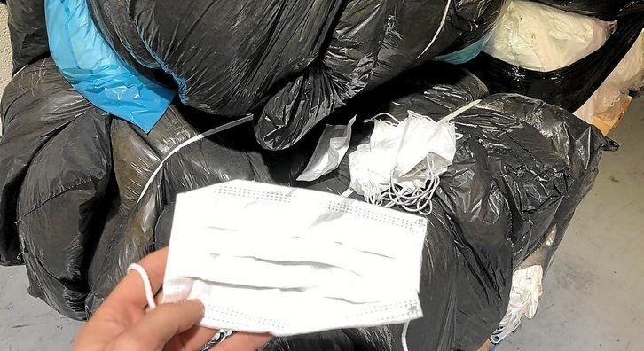 Nantek eta Orka Residuos euskal enpresek egitasmo bateratu bat martxan jarri dute hondakin bilakatutako aurpegiko babesak birziklatzeko.