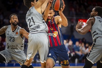 El Asvel Villeurbanne, junto con el Bayern de Múnich, ha garantizado su presencia en la Euroliga de forma automática. (Jaizki FONTANEDA / FOKU)