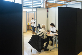 Le bassin de population du Sud Pays Basque disposera d'un centre de vaccination à Hendaye. © Guillaume FAUVEAU.