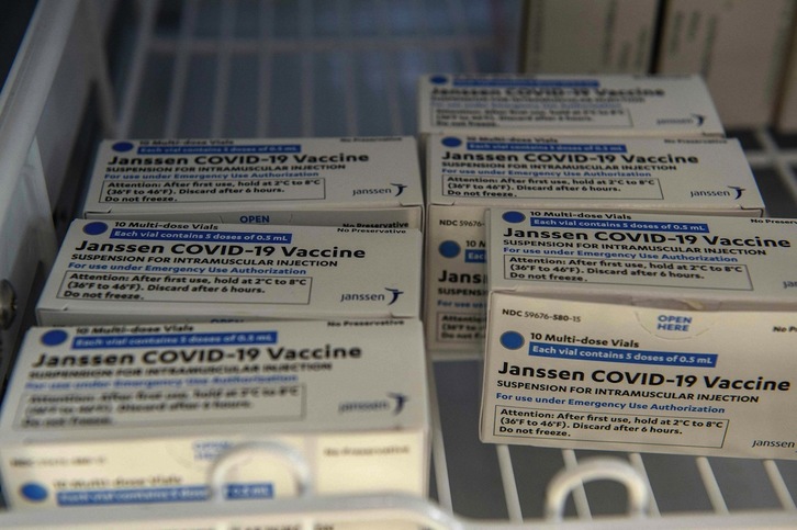 La vacuna de J&J es la cuarta admitida por la Agencia Europea del Medicamento. (Joseph PREZIOSO / AFP) 