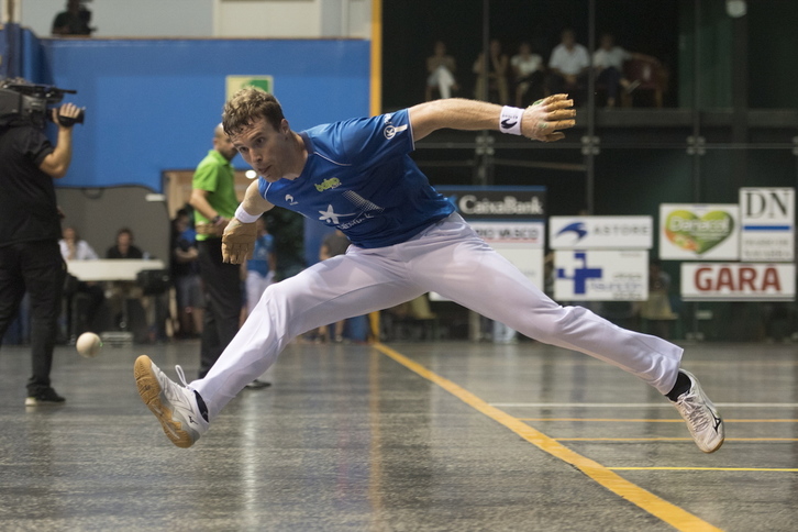 La final del Donostia Hiria de 2019 ha sido el último partido disputado en el Atano III. (Juan Carlos RUIZ/FOKU)