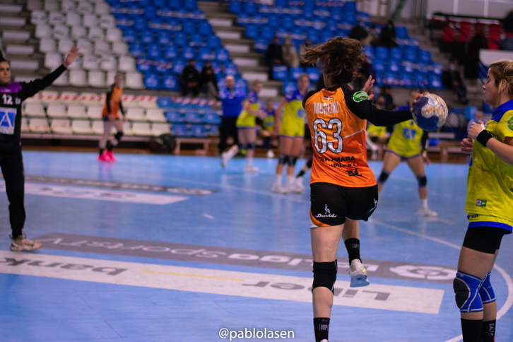 Mirene Moreno ha marcado dos goles. (BM Pereda)