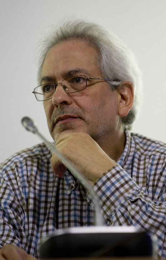 Jorge del Cura, en un acto contra la tortura en Gasteiz. (Raúl BOGAJO | FOKU)