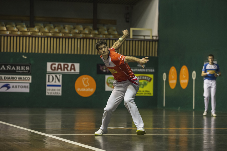 José Javier Zabaleta ha recuperado el mando del Parejas en Mungia. (Aritz LOIOLA/FOKU)