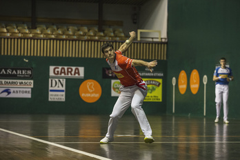 José Javier Zabaleta ha recuperado el mando del Parejas en Mungia. (Aritz LOIOLA/FOKU)