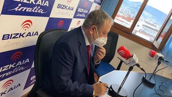 Imagen del consejero Pedro Azpiazu subida a sus redes sociales. (@PedroAzpiazu)