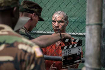 Tahar Rahim durante el rodaje de la película. (NAIZ)