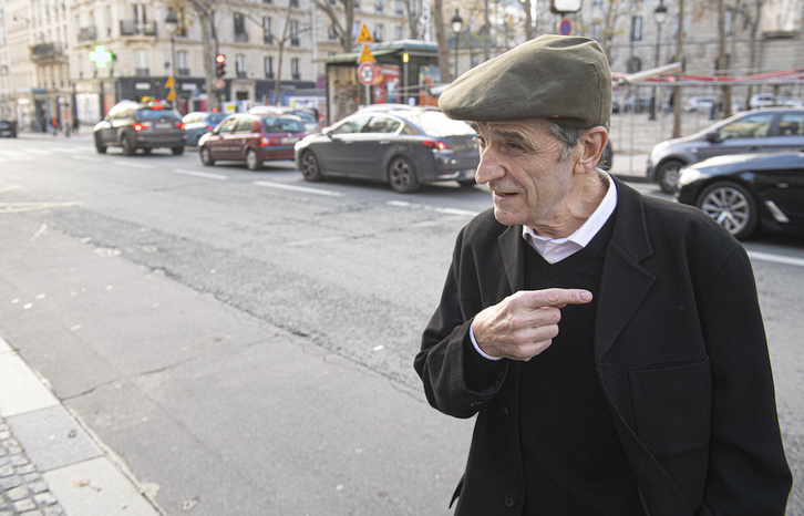 Josu Urrutikoetxea, fotografiado el pasado diciembre en París. (Jagoba MANTEROLA)