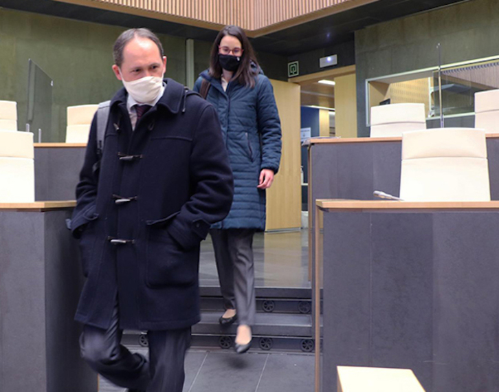 Jokin Perona en las Juntas Generales. (DIPUTACIÓN DE GIPUZKOA)