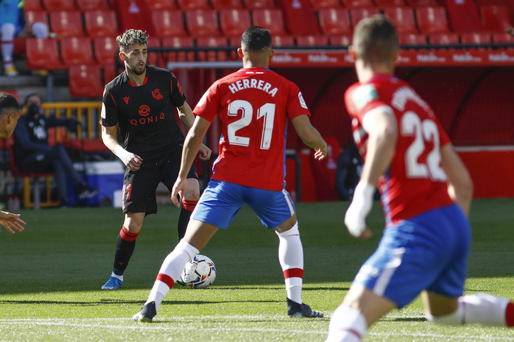 Januzaj, en el último partido contra el Granada, ha sido convocado por la selección belga. (Agencia LOF)
