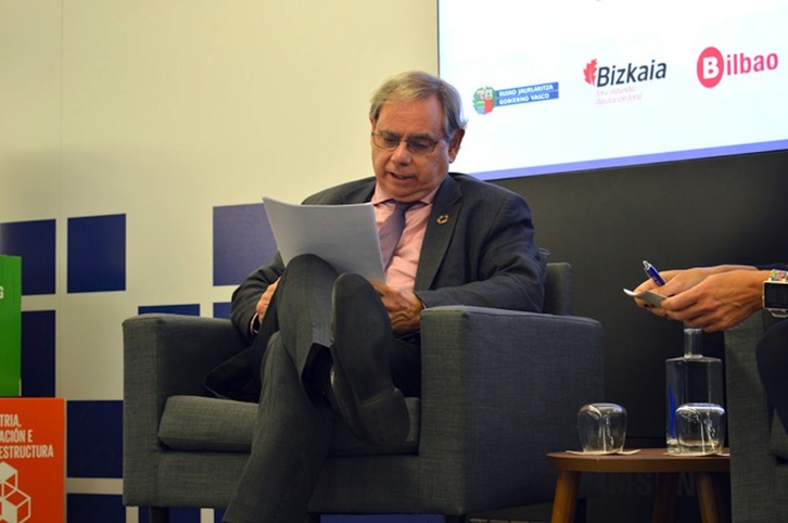 Pedro Barreiro Zubiri, gerente del Consorcio de Aguas Bilbao Bizkaia.
